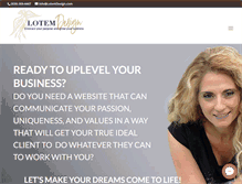 Tablet Screenshot of lotemdesign.com